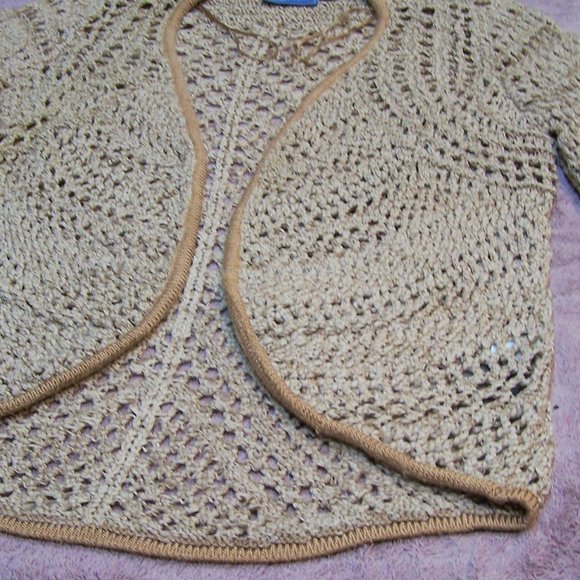 Simply Vera Knit Sweater Size Large Beige - Picture 5 of 5
